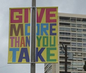 Give More than You Take